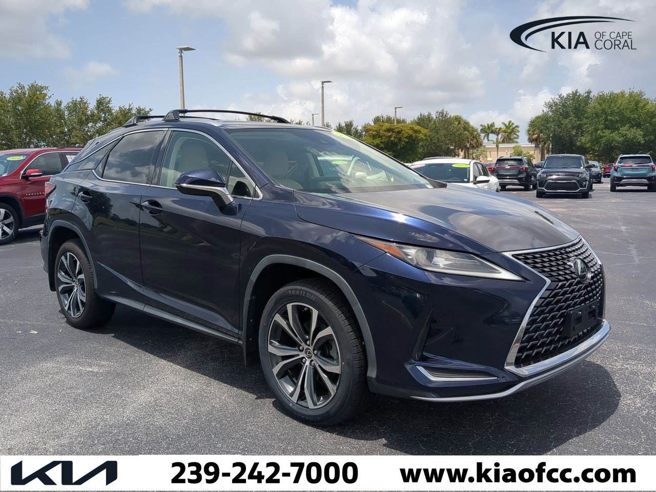Used 2021 Lexus RX 350 with VIN JTJHZMDA0M2052917 for sale in Cape Coral, FL