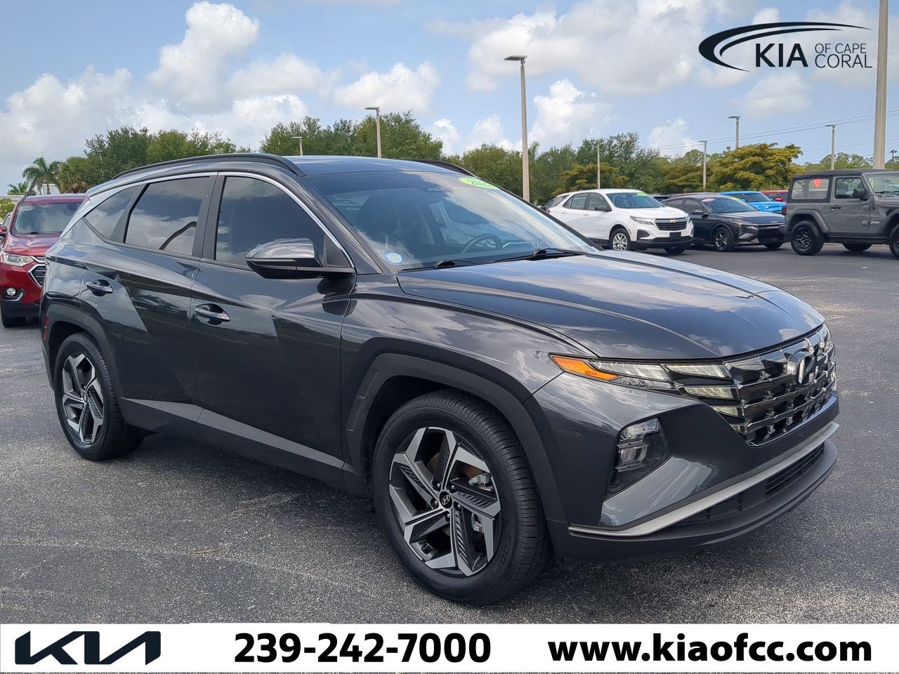 Used 2022 Hyundai Tucson SEL with VIN 5NMJC3AE4NH156282 for sale in Cape Coral, FL