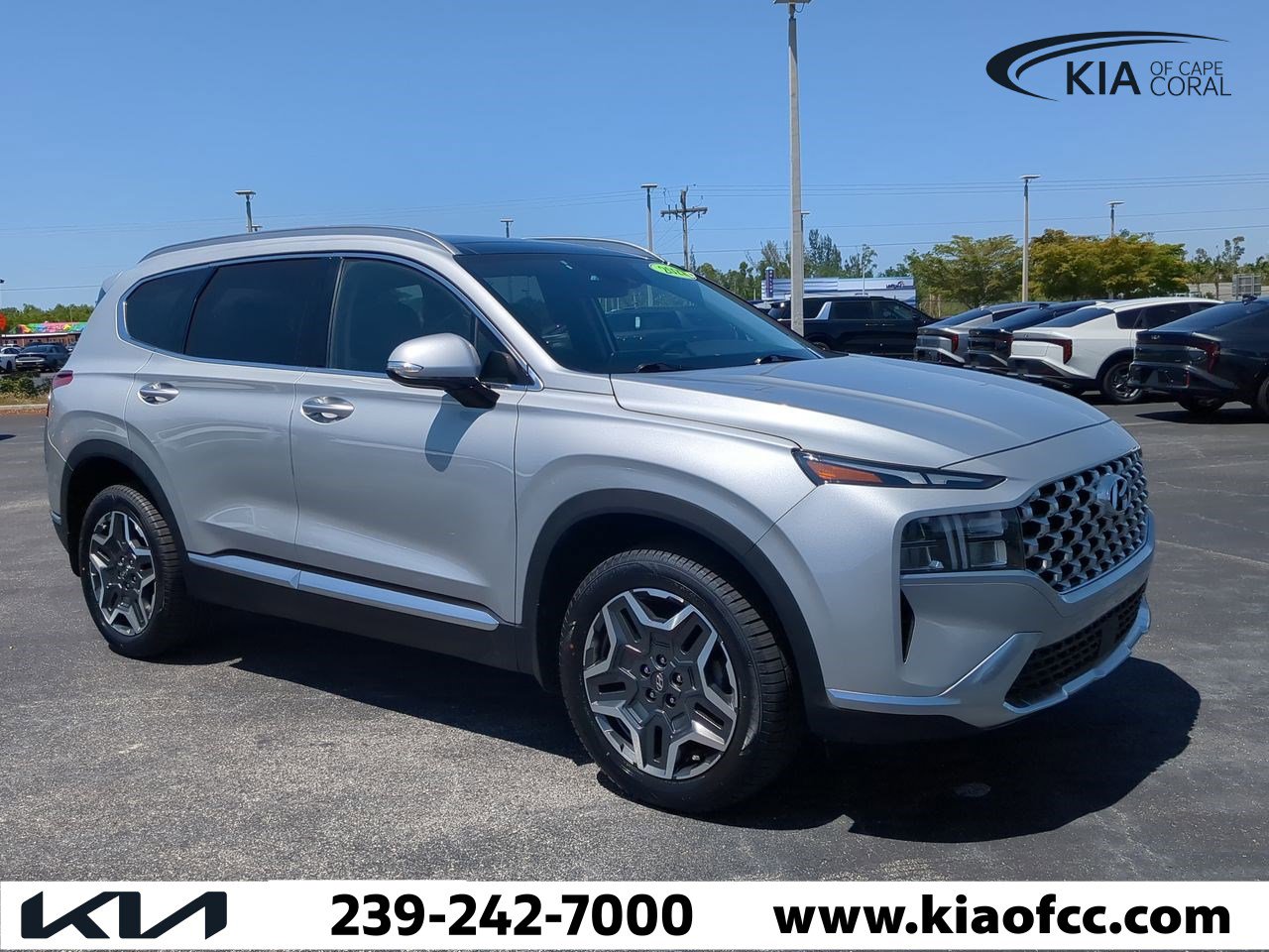 Used 2022 Hyundai Santa Fe SEL Premium HEV with VIN KM8S3DA13NU043029 for sale in Cape Coral, FL