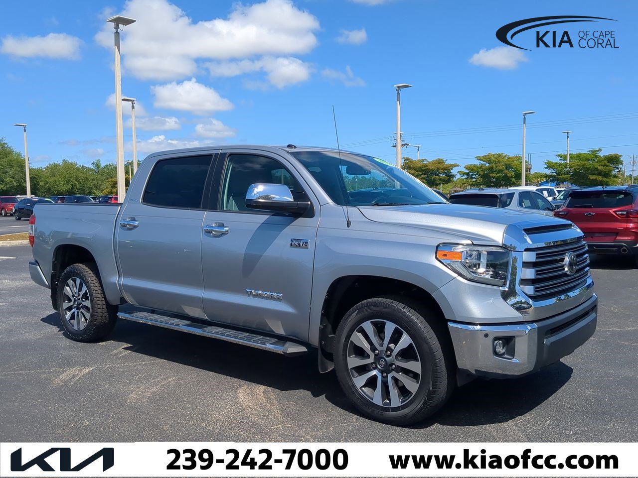 Used 2019 Toyota Tundra Limited with VIN 5TFFY5F11KX245836 for sale in Cape Coral, FL
