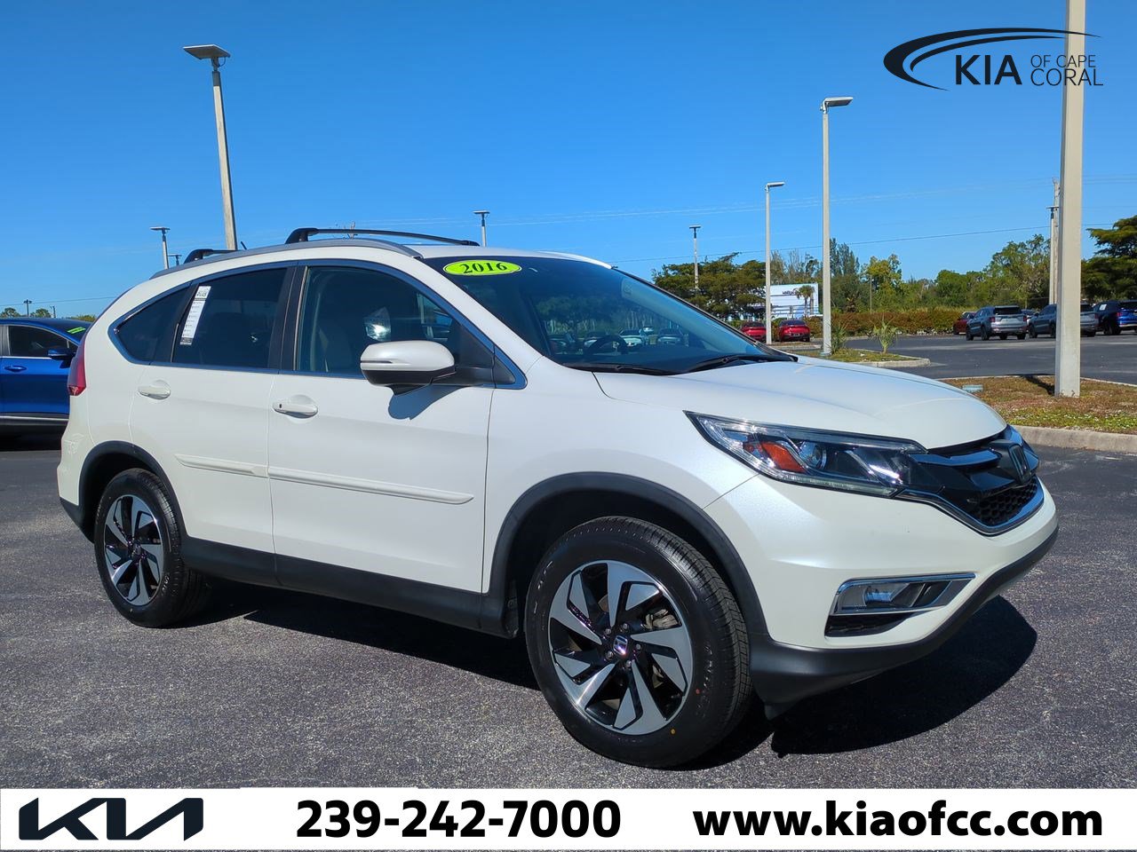 Used 2016 Honda CR-V Touring with VIN 5J6RM4H95GL084115 for sale in Cape Coral, FL