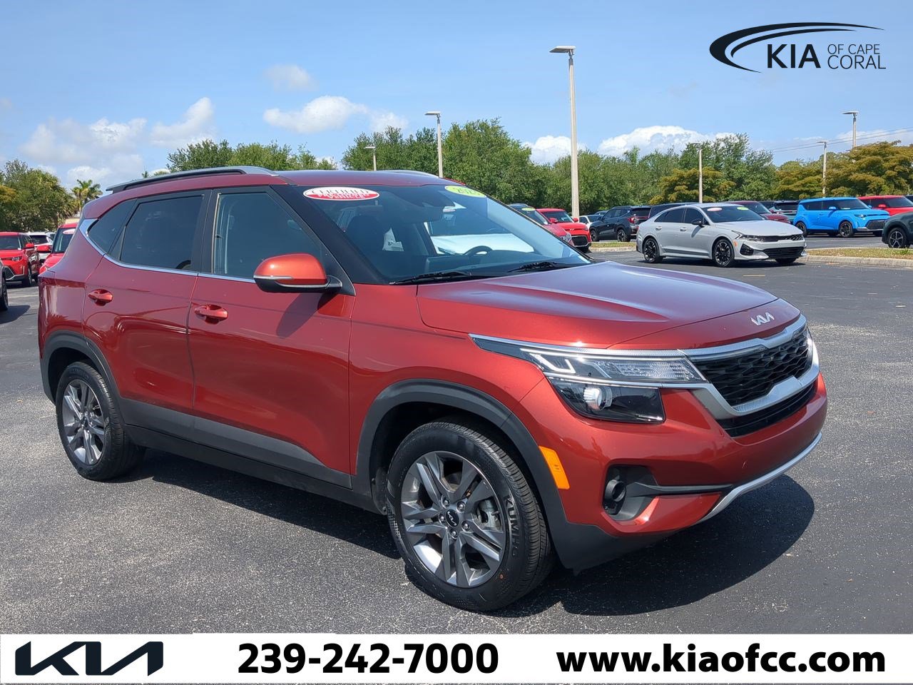 Certified 2023 Kia Seltos S with VIN KNDEU2AA9P7359961 for sale in Cape Coral, FL