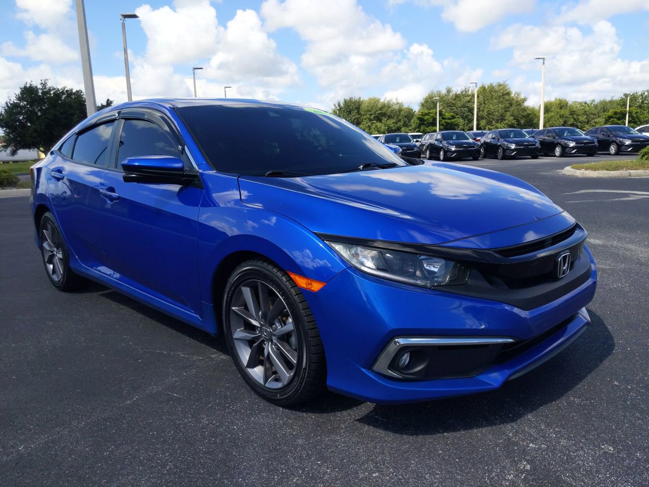 Used 2021 Honda Civic EX with VIN 19XFC1F32ME012222 for sale in Cape Coral, FL