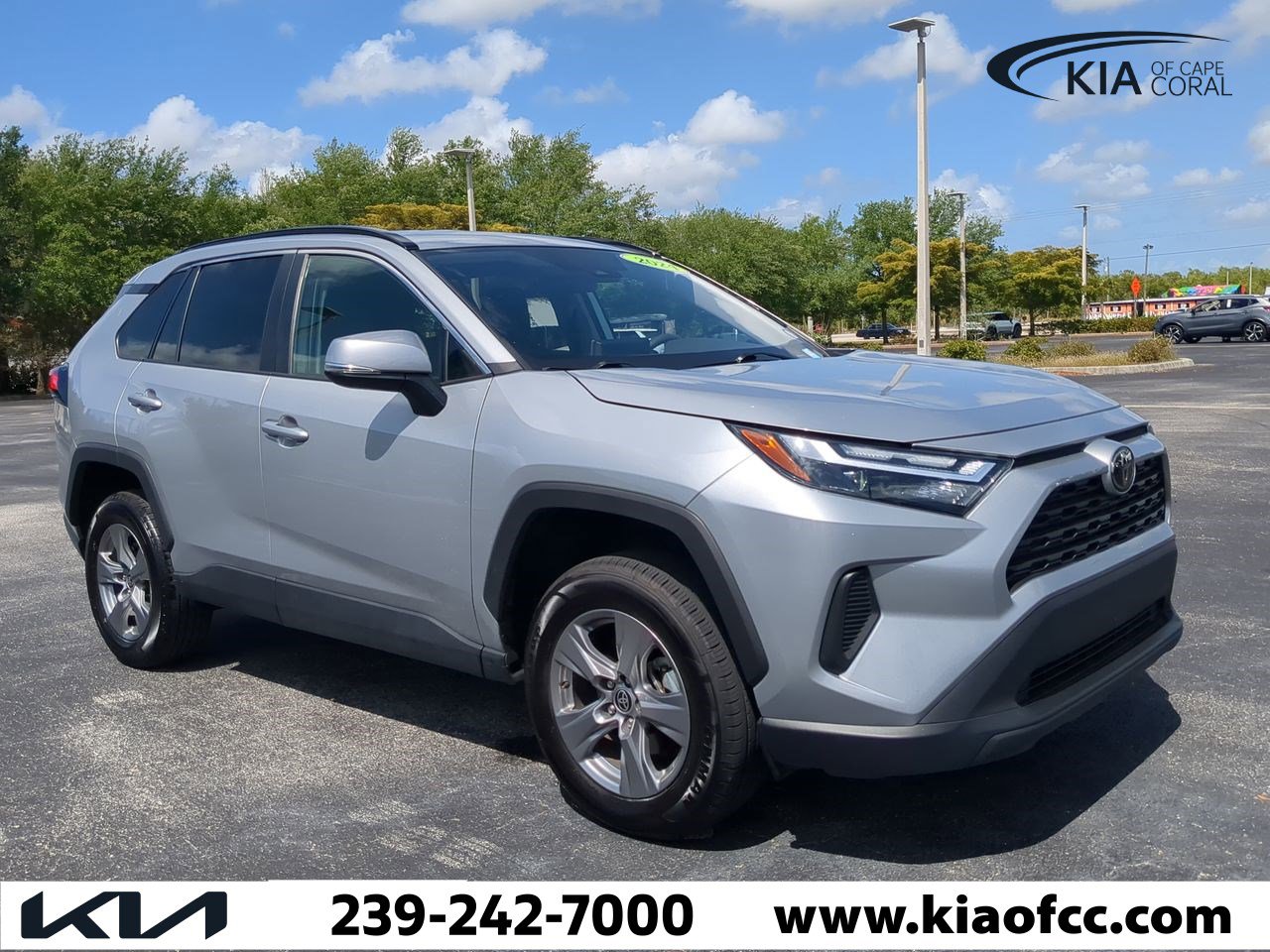 Used 2024 Toyota RAV4 XLE with VIN 2T3W1RFV9RW309697 for sale in Cape Coral, FL