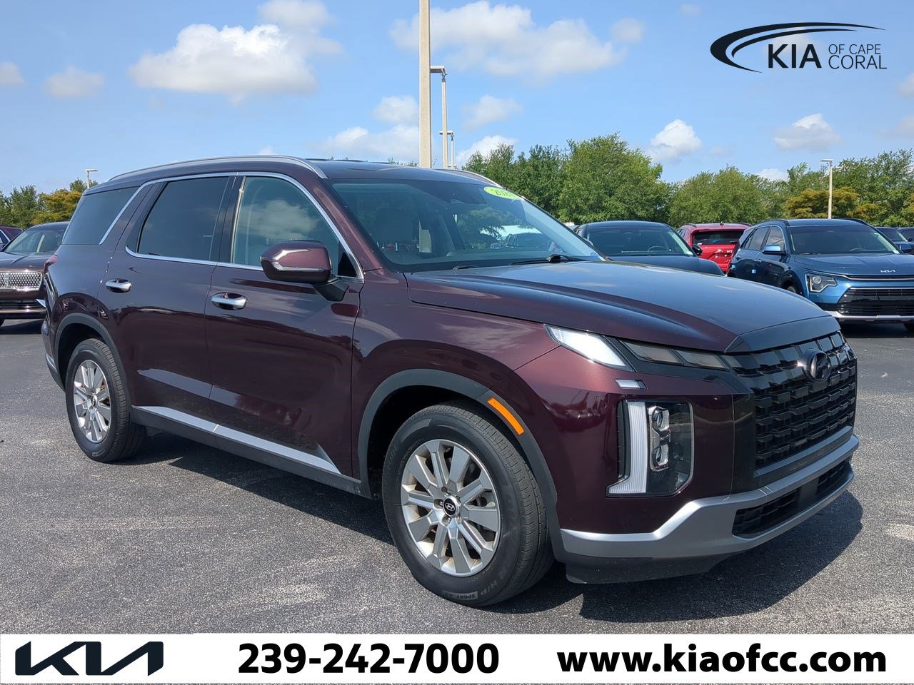 Used 2024 Hyundai Palisade SEL with VIN KM8R2DGE3RU712286 for sale in Cape Coral, FL