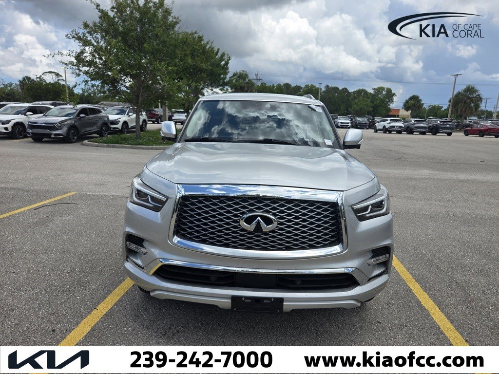 Used 2023 INFINITI QX80 Luxe with VIN JN8AZ2AE9P9303191 for sale in Cape Coral, FL