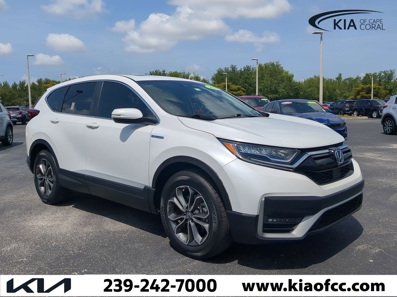 Used 2021 Honda CR-V EX with VIN 7FART6H56ME005474 for sale in Cape Coral, FL