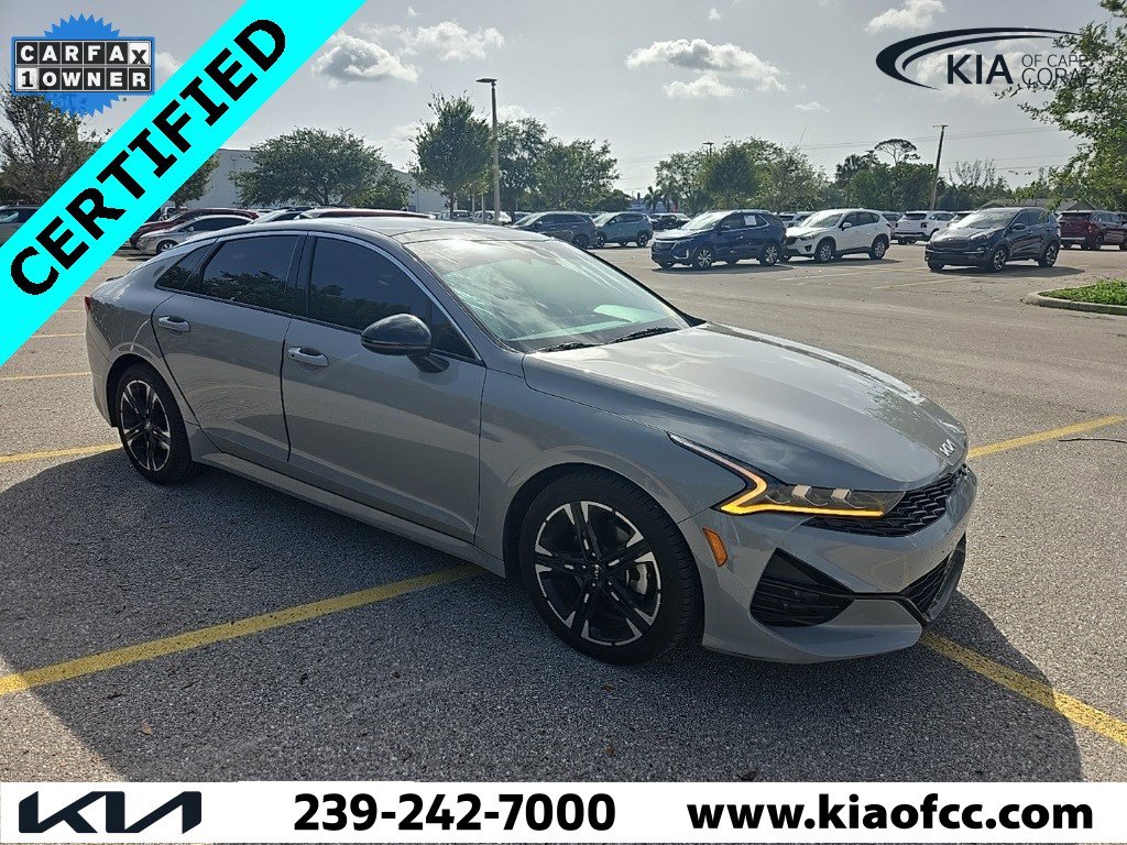 Certified 2023 Kia K5 GT-Line with VIN 5XXG64J29PG170645 for sale in Cape Coral, FL