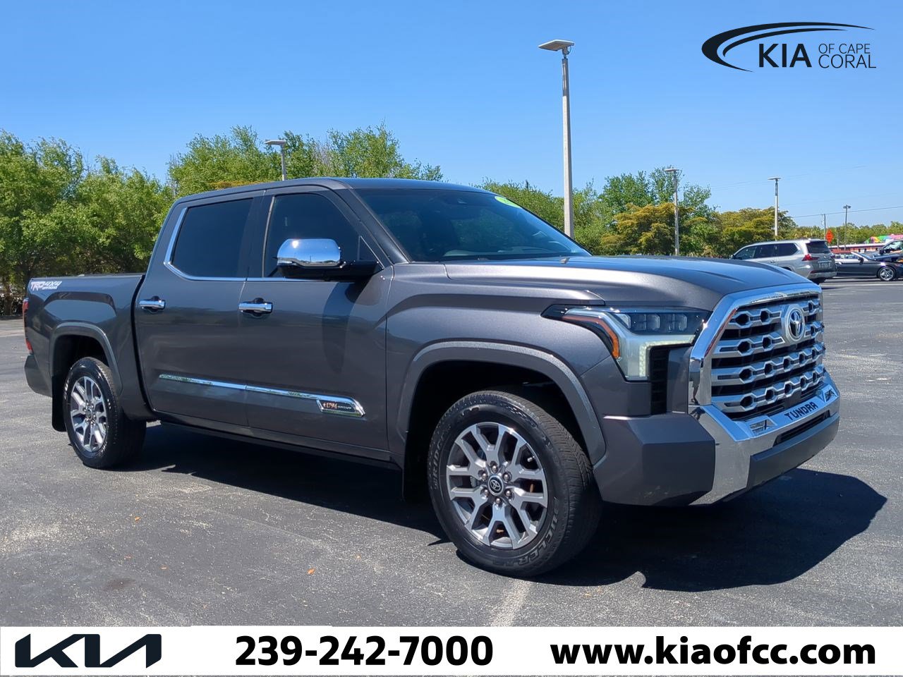 Used 2022 Toyota Tundra 1794 Edition with VIN 5TFMA5DB3NX019812 for sale in Cape Coral, FL