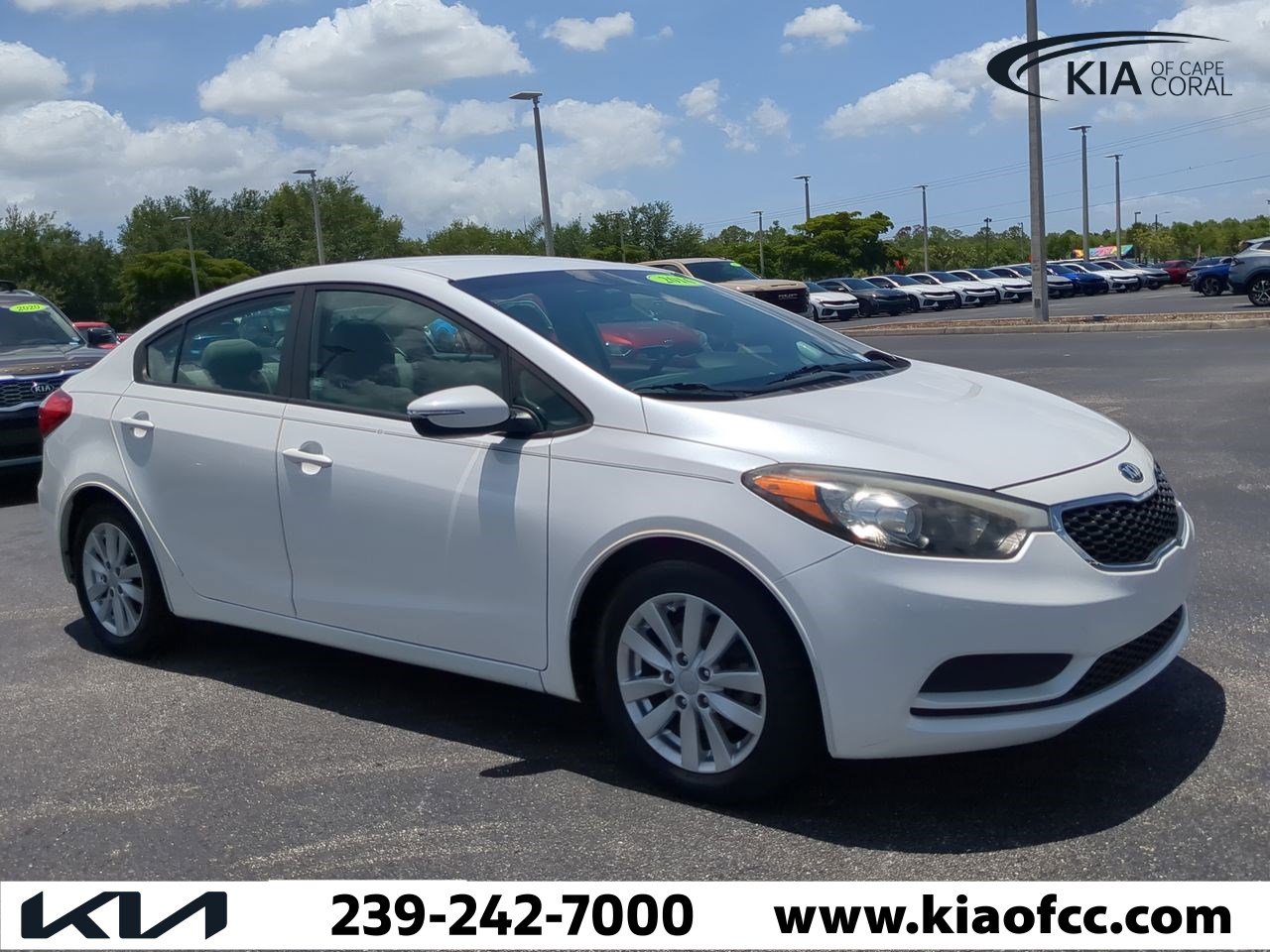 Used 2016 Kia Forte LX with VIN KNAFX4A63G5603440 for sale in Cape Coral, FL