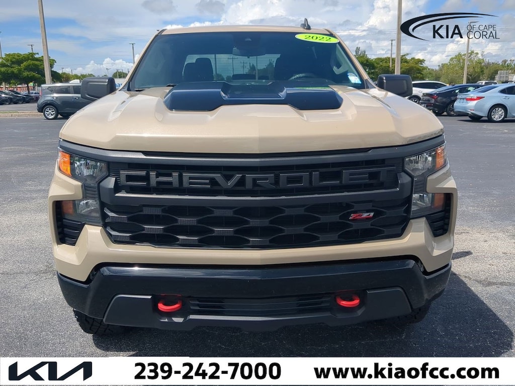 Used 2022 Chevrolet Silverado 1500 Custom Trail Boss Truck Crew Cab