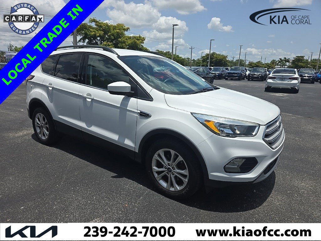 Used 2018 Ford Escape SE with VIN 1FMCU0GD0JUB05072 for sale in Cape Coral, FL