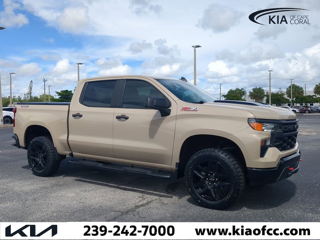 Used 2022 Chevrolet Silverado 1500 Custom Trail Boss Truck Crew Cab