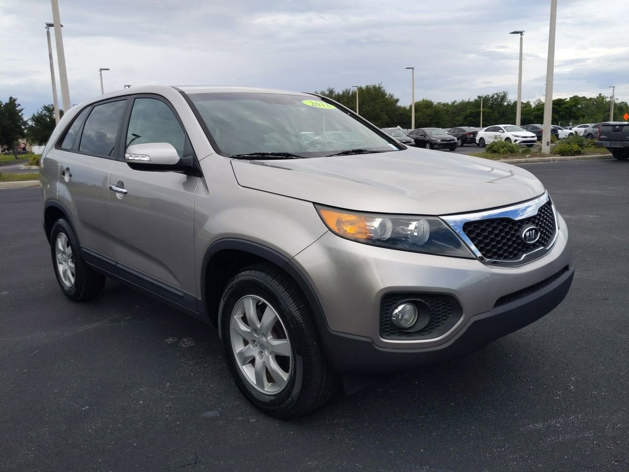 Used 2013 Kia Sorento LX with VIN 5XYKT3A17DG406821 for sale in Cape Coral, FL