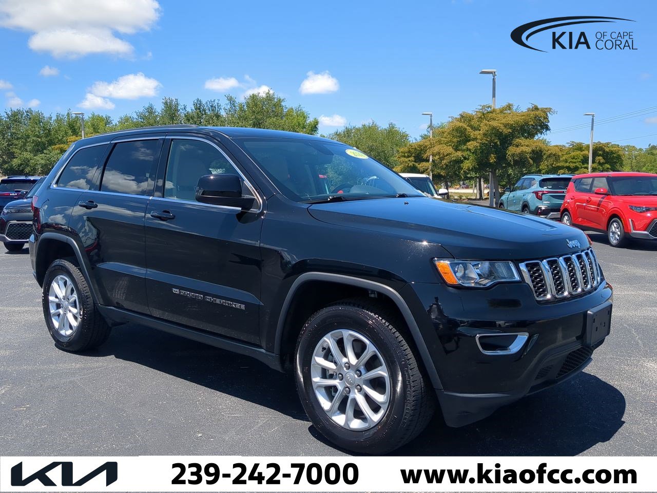 Used 2022 Jeep Grand Cherokee WK Laredo E with VIN 1C4RJFAG0NC162946 for sale in Cape Coral, FL