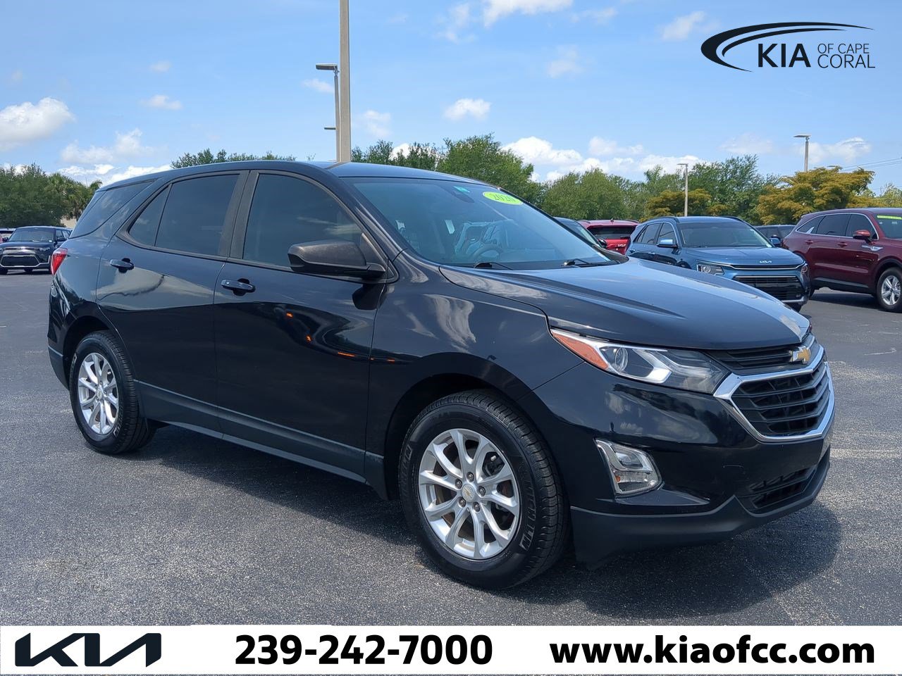 Used 2020 Chevrolet Equinox LS with VIN 2GNAXHEV6L6181790 for sale in Cape Coral, FL