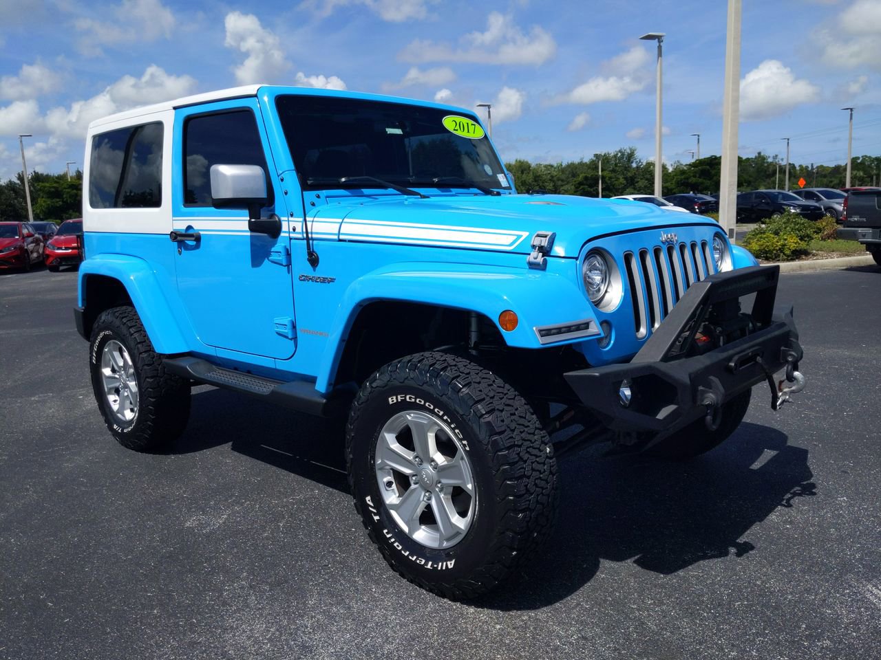 Used 2017 Jeep Wrangler Chief with VIN 1C4AJWBG0HL708919 for sale in Cape Coral, FL