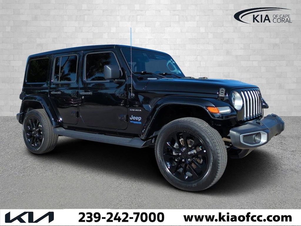 Used 2021 Jeep Wrangler 4xe Sahara SUV