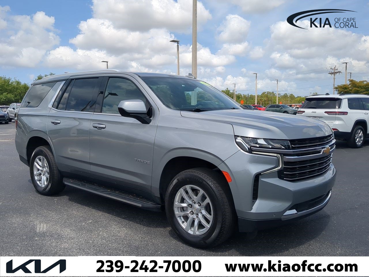 Used 2023 Chevrolet Tahoe LT with VIN 1GNSCNKD5PR314785 for sale in Cape Coral, FL