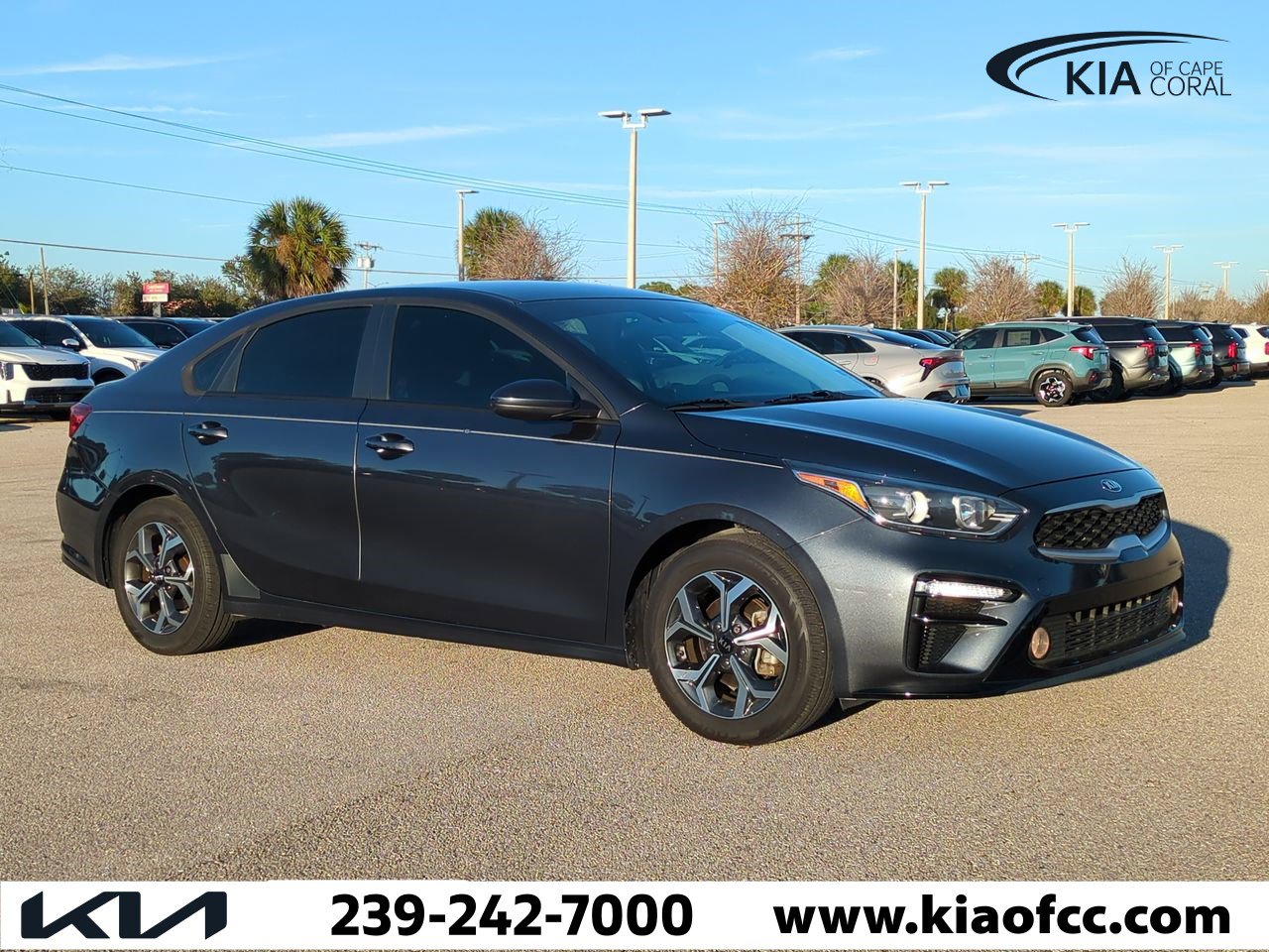 Certified 2021 Kia Forte LXS with VIN 3KPF24AD6ME328873 for sale in Cape Coral, FL