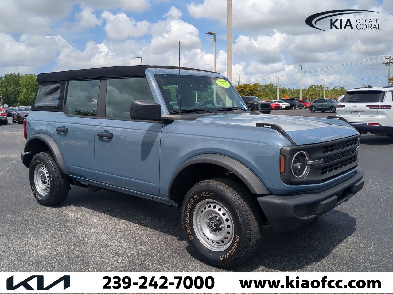 Used 2023 Ford Bronco 4-Door Base with VIN 1FMDE5BH5PLA99518 for sale in Cape Coral, FL