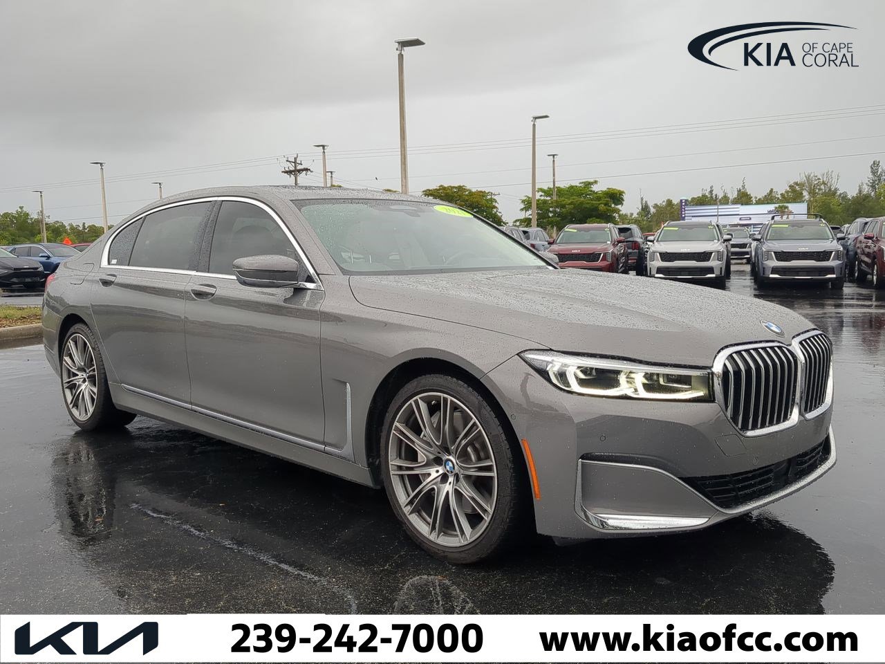 Used 2021 BMW 7 Series 750i with VIN WBA7U2C08MCG11991 for sale in Cape Coral, FL