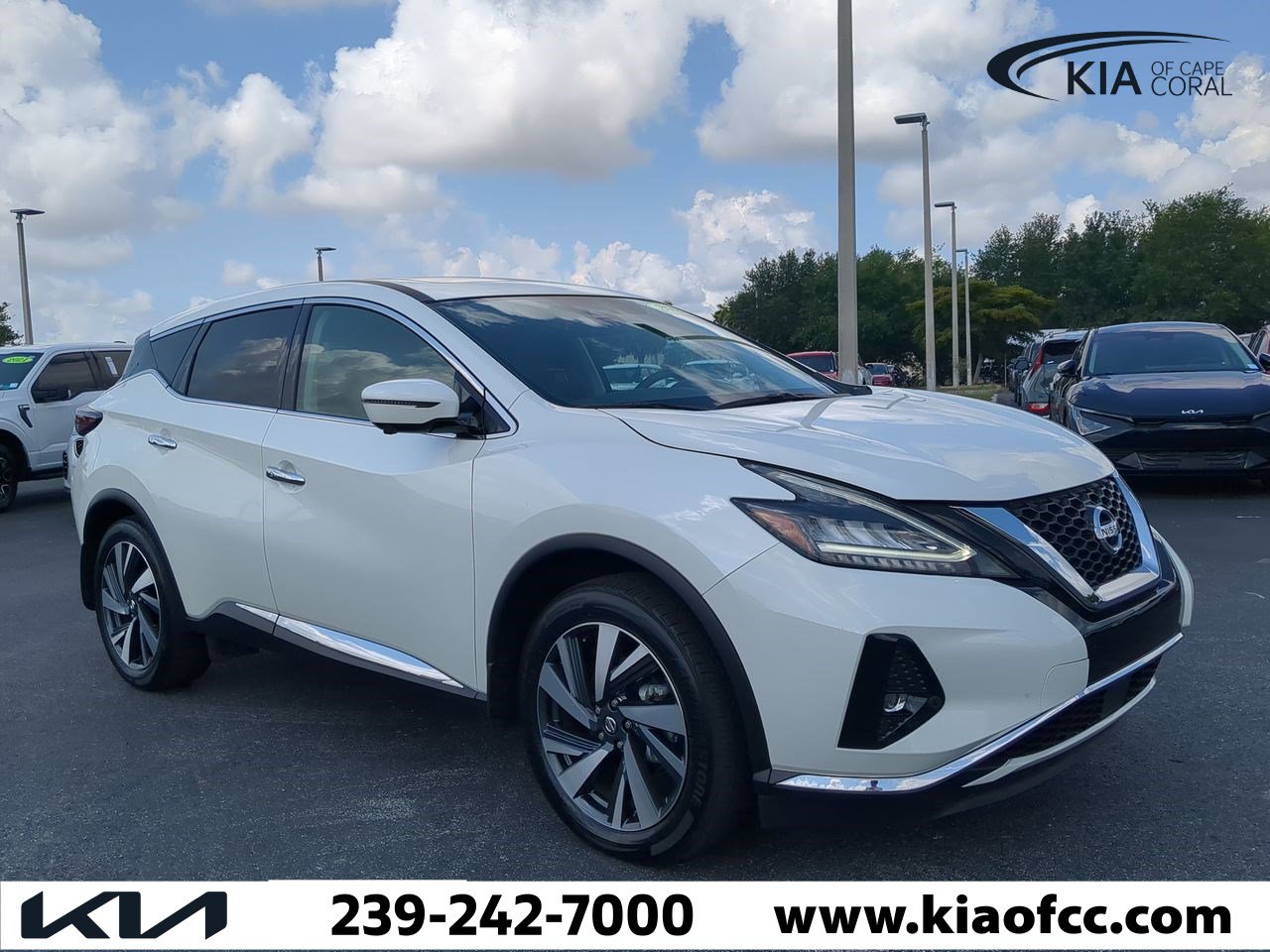 Used 2022 Nissan Murano SL with VIN 5N1AZ2CJ2NC129241 for sale in Cape Coral, FL