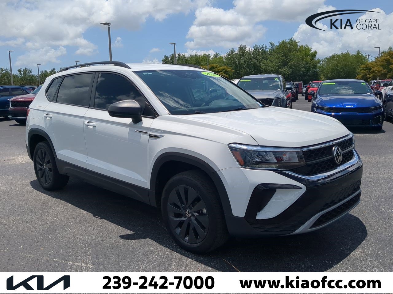 Used 2022 Volkswagen Taos S with VIN 3VVDX7B28NM076169 for sale in Cape Coral, FL