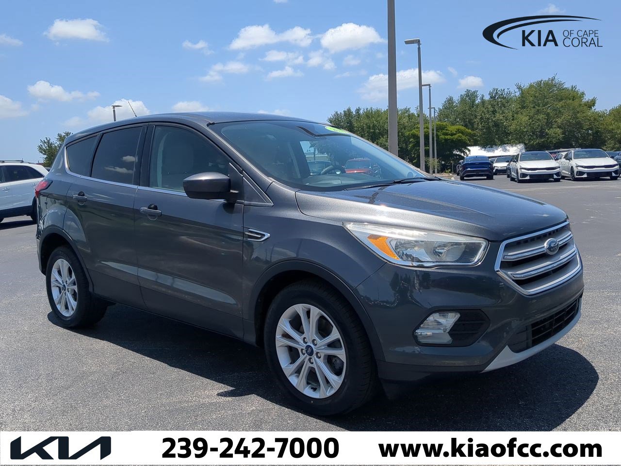 Used 2019 Ford Escape SE with VIN 1FMCU0GD9KUA30311 for sale in Cape Coral, FL