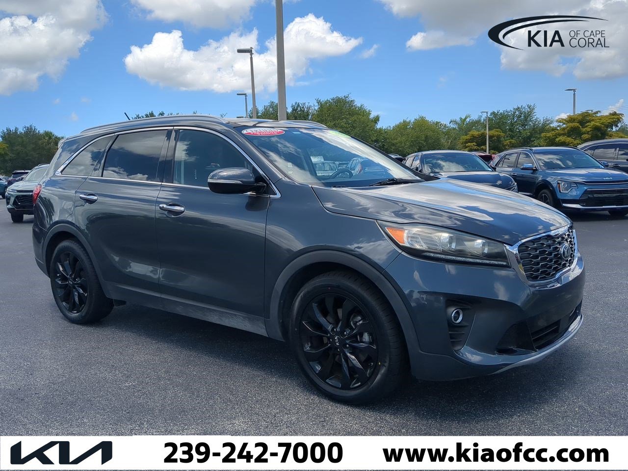 Certified 2020 Kia Sorento EX with VIN 5XYPH4A53LG640193 for sale in Cape Coral, FL