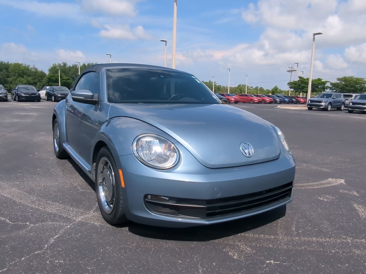 Used 2016 Volkswagen Beetle Denim with VIN 3VW517AT2GM823831 for sale in Cape Coral, FL