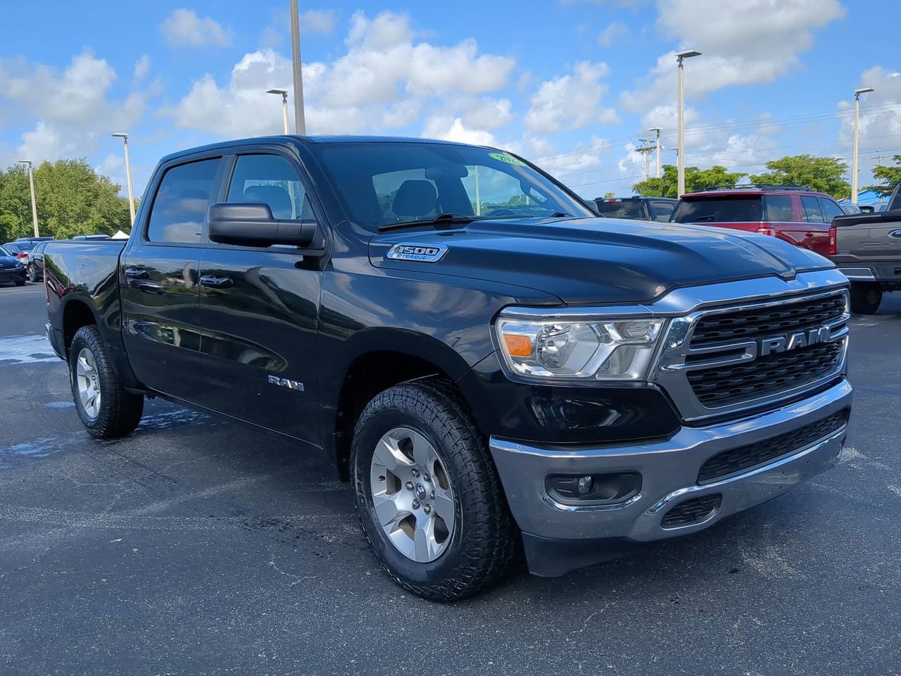 Used 2022 RAM Ram 1500 Pickup Big Horn/Lone Star with VIN 1C6RREFG7NN197071 for sale in Cape Coral, FL