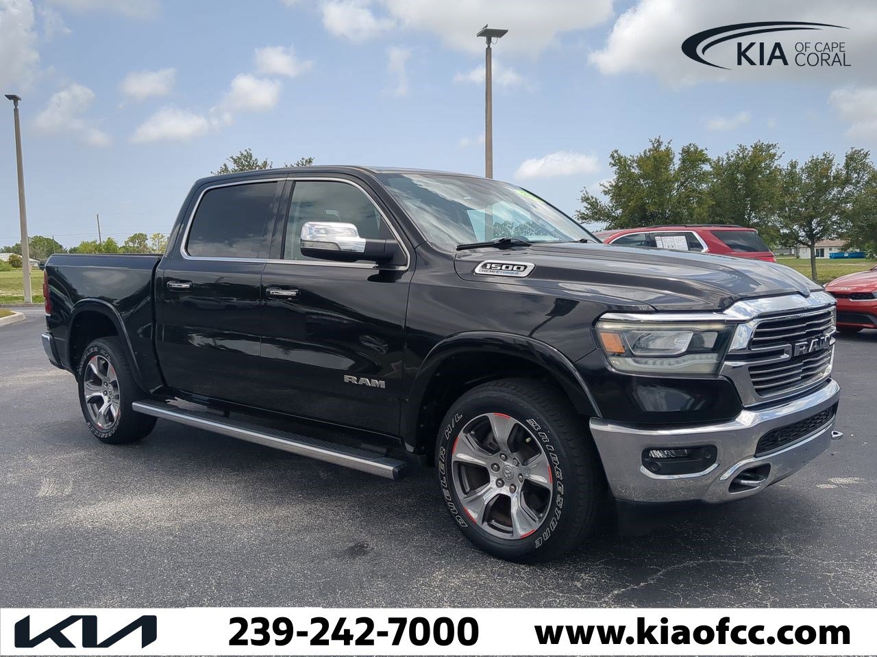 Used 2022 RAM Ram 1500 Pickup Laramie with VIN 1C6SRFJT1NN199328 for sale in Cape Coral, FL