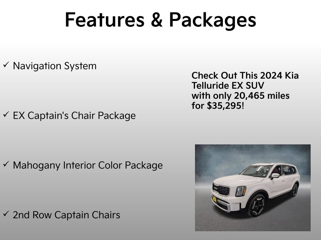 Certified 2024 Kia Telluride EX SUV