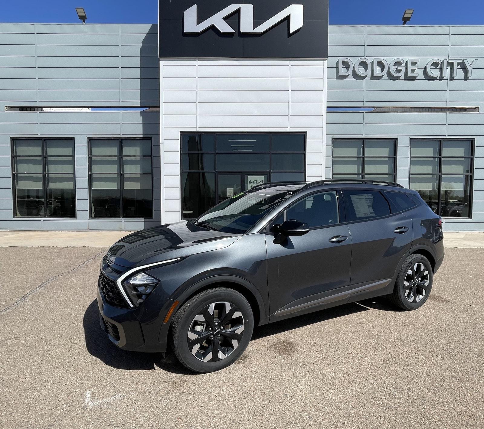 Certified 2023 Kia Sportage X-Line with VIN KNDPYDAH0P7106372 for sale in Dodge City, KS