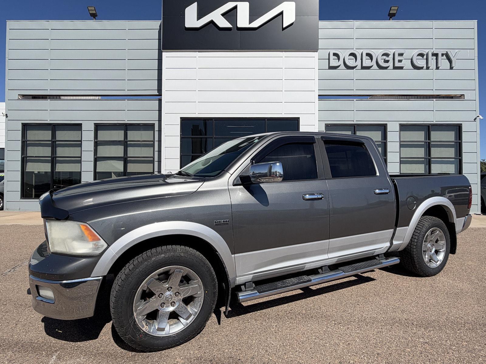 Used 2012 RAM Ram 1500 Pickup Laramie with VIN 1C6RD7NTXCS242706 for sale in Dodge City, KS