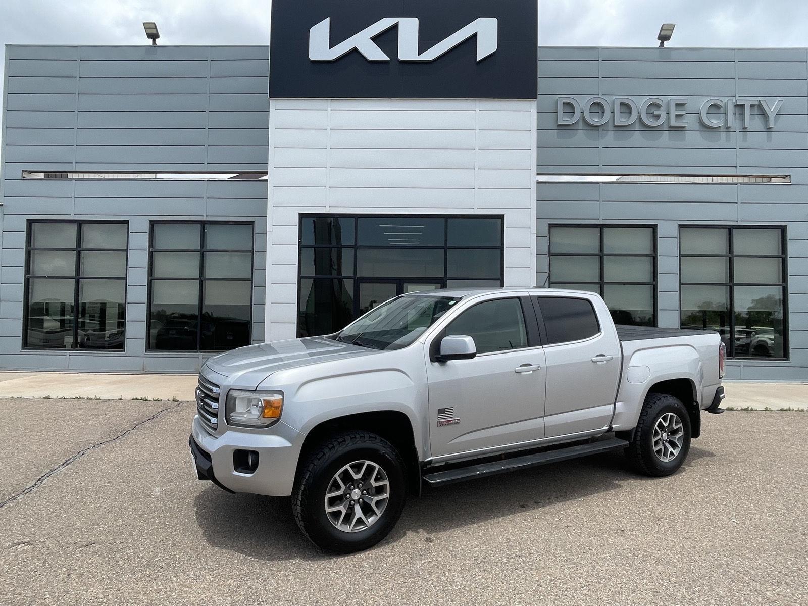 Used 2015 GMC Canyon SLE with VIN 1GTG6BE30F1216770 for sale in Dodge City, KS