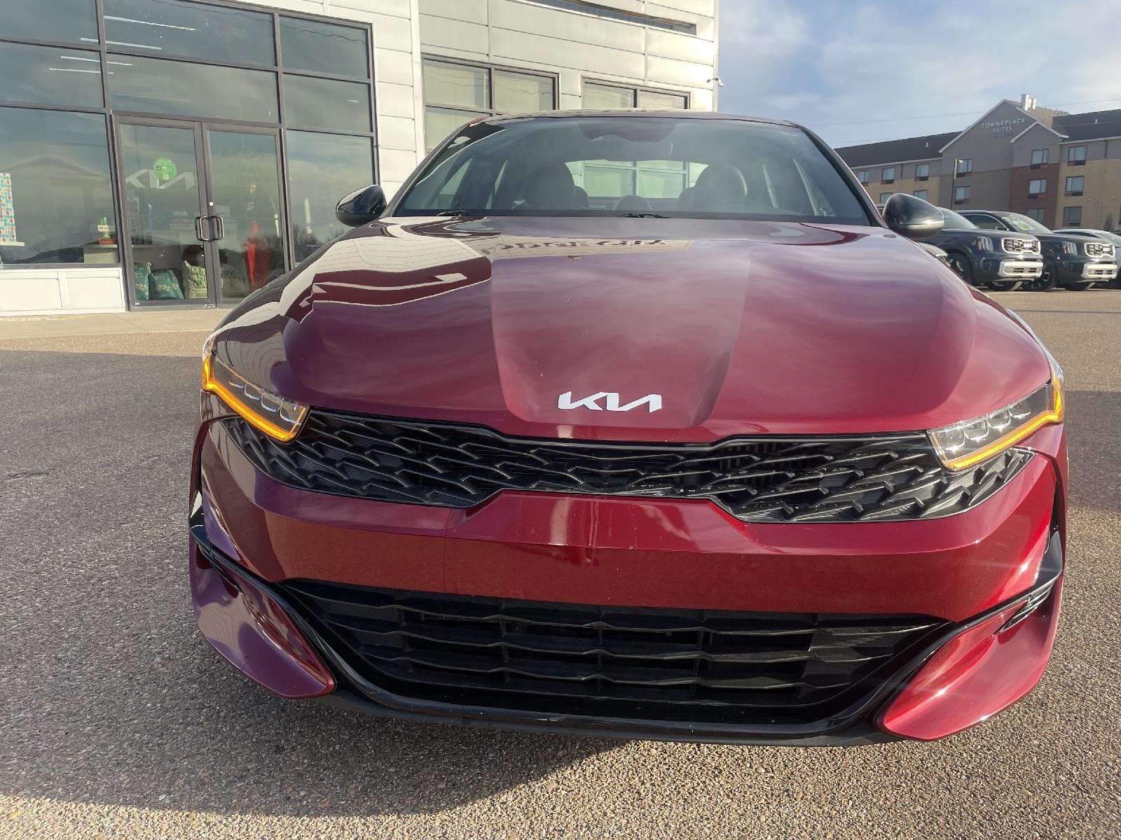 Certified 2022 Kia K5 GT-Line with VIN 5XXG64J24NG141325 for sale in Dodge City, KS