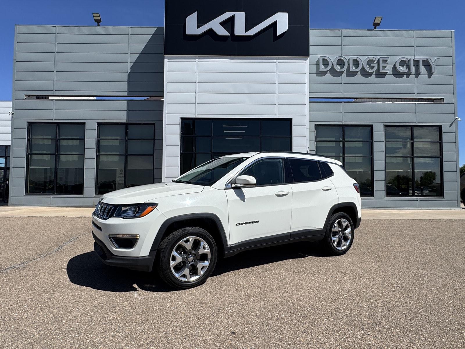 Used 2021 Jeep Compass Limited with VIN 3C4NJDCB7MT511172 for sale in Dodge City, KS