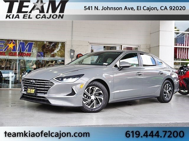 2022 Hyundai Sonata Hybrid Blue photo 2