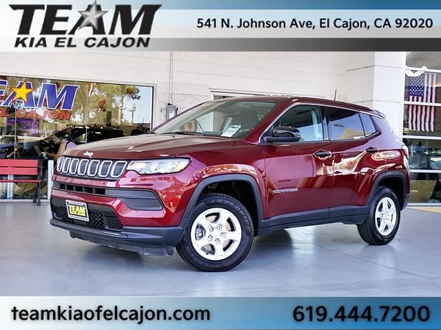 Used 2022 Jeep Compass Sport with VIN 3C4NJDABXNT202719 for sale in El Cajon, CA