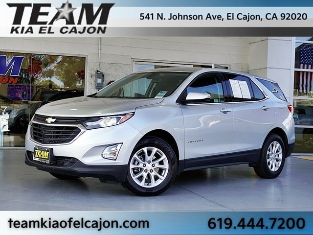 Used 2018 Chevrolet Equinox LT with VIN 2GNAXSEV7J6112309 for sale in El Cajon, CA