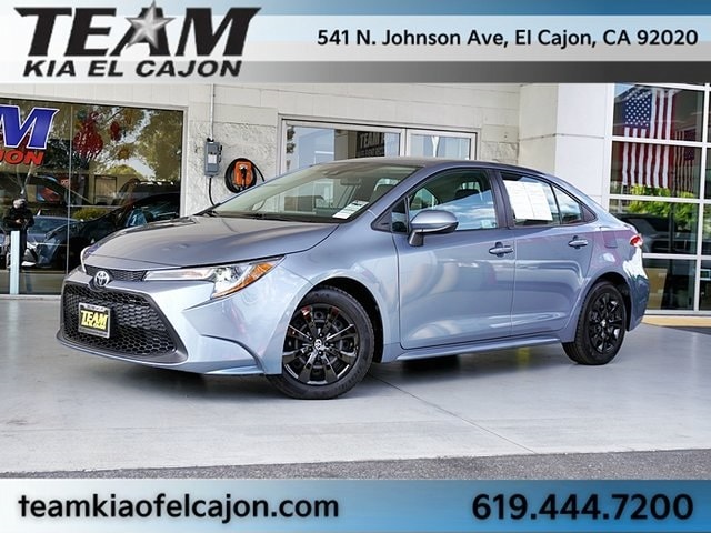 Used 2020 Toyota Corolla LE with VIN 5YFEPRAE0LP038385 for sale in El Cajon, CA