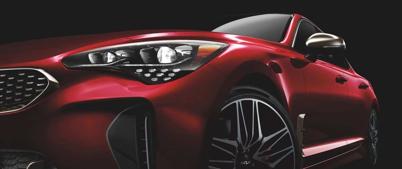 2022 Kia Stinger with dark chrome accents