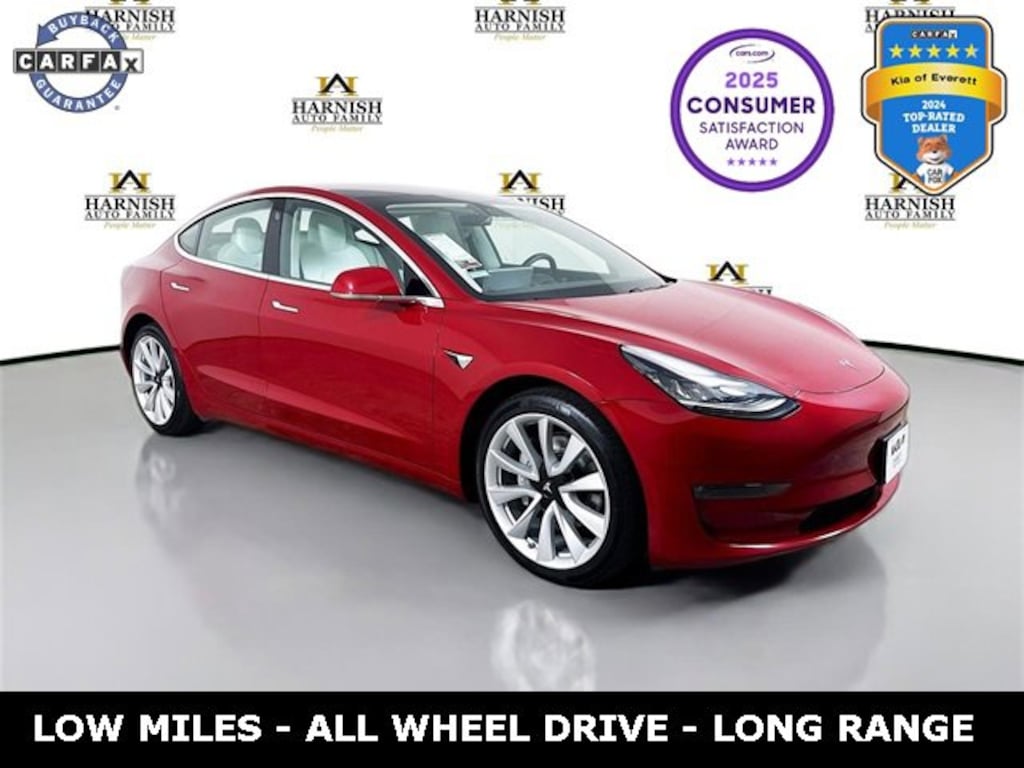 Used 2019 Tesla Model 3 Long Range Long Range AWD