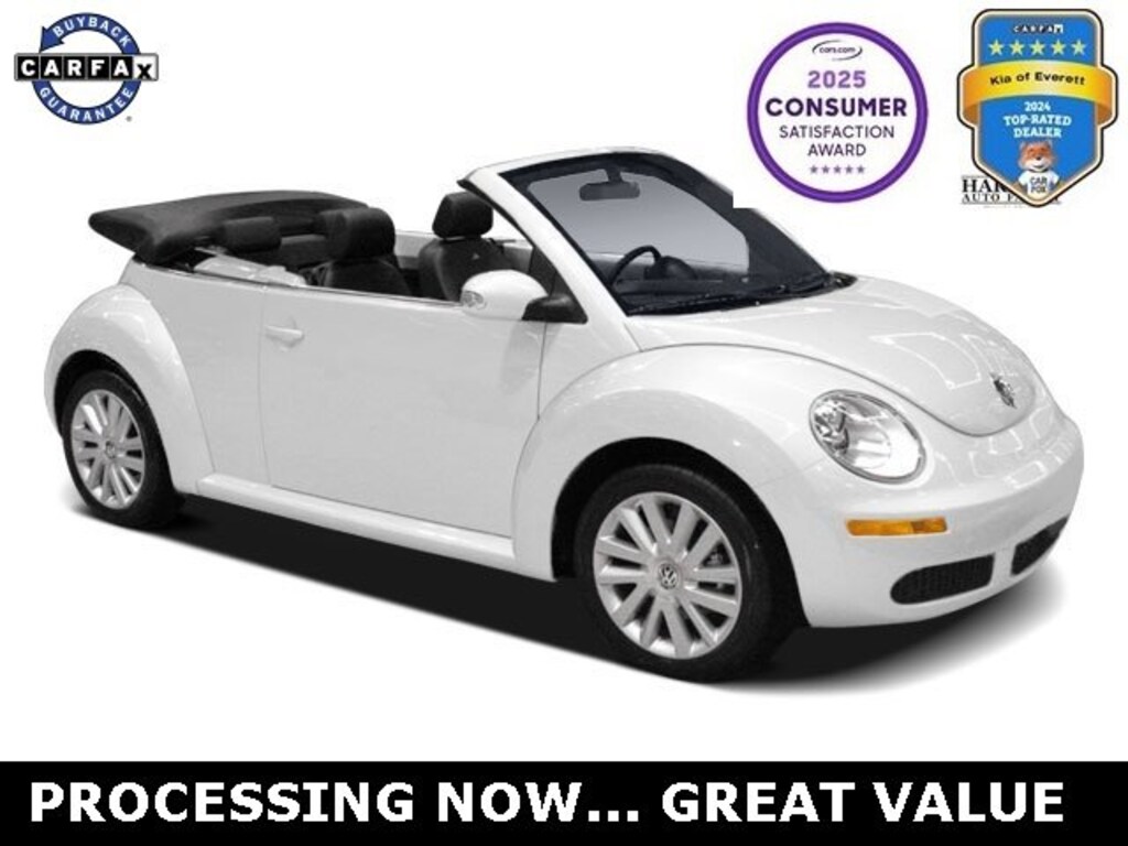 Used 2009 Volkswagen New Beetle Convertible 2.5L Auto S PZEV