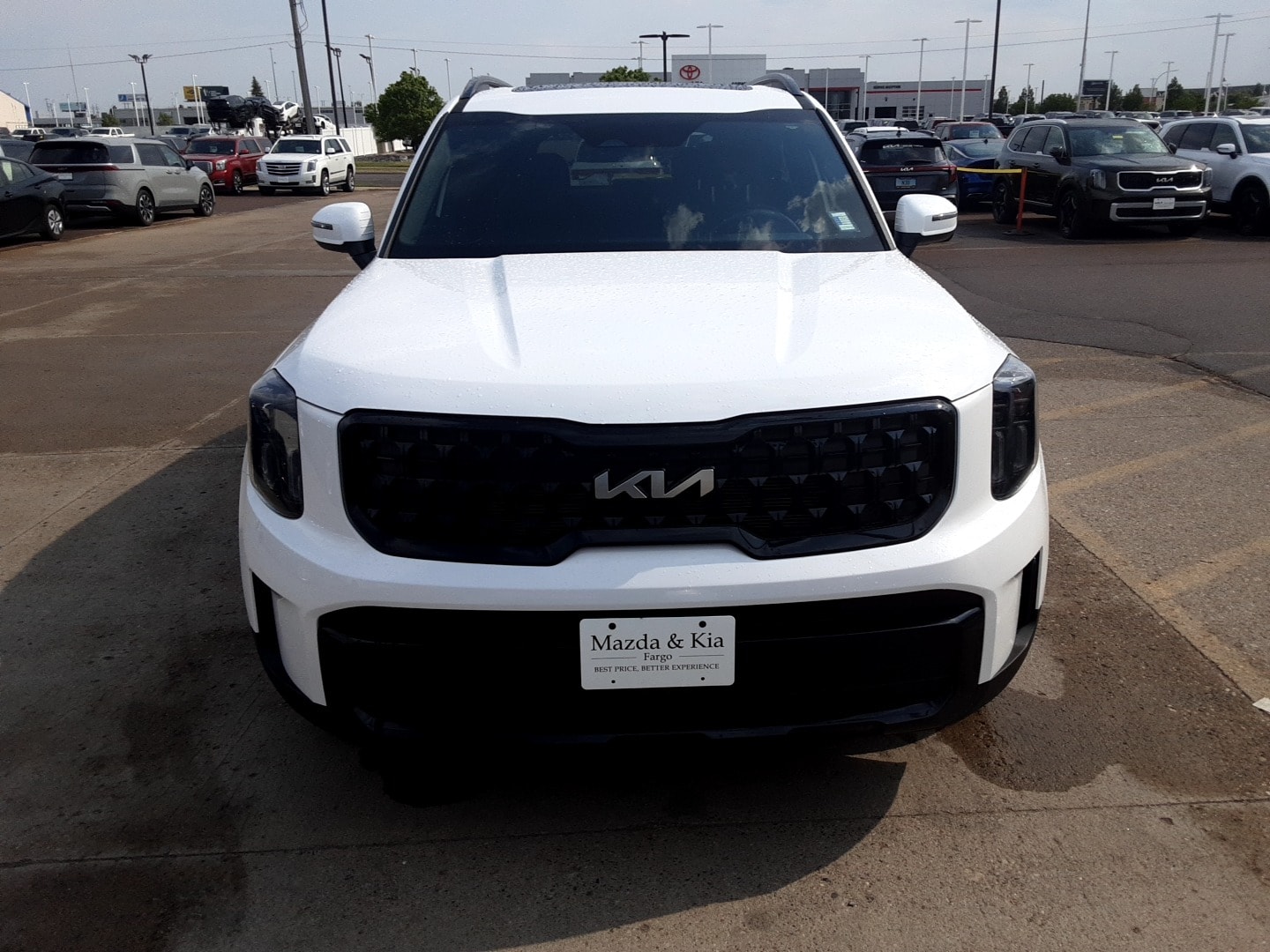 Used 2024 Kia Telluride EX X-Line with VIN 5XYP3DGC2RG428527 for sale in Fargo, ND