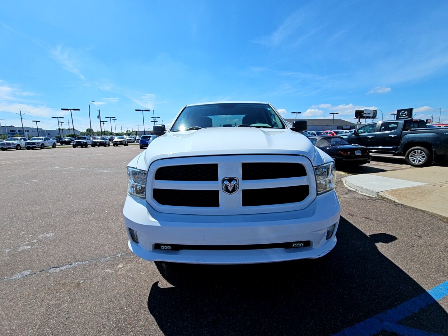 Used 2018 RAM Ram 1500 Pickup Express with VIN 1C6RR6FG6JS181008 for sale in Fargo, ND