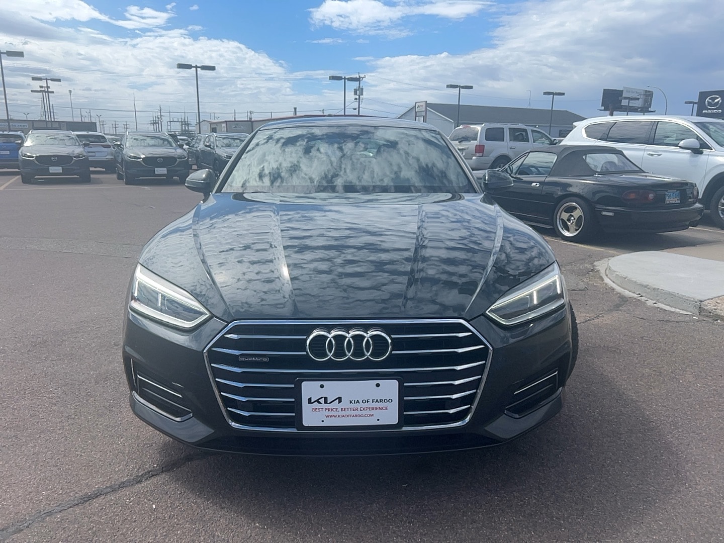 Used 2018 Audi A5 Sportback Premium Plus with VIN WAUBNCF57JA028370 for sale in Fargo, ND