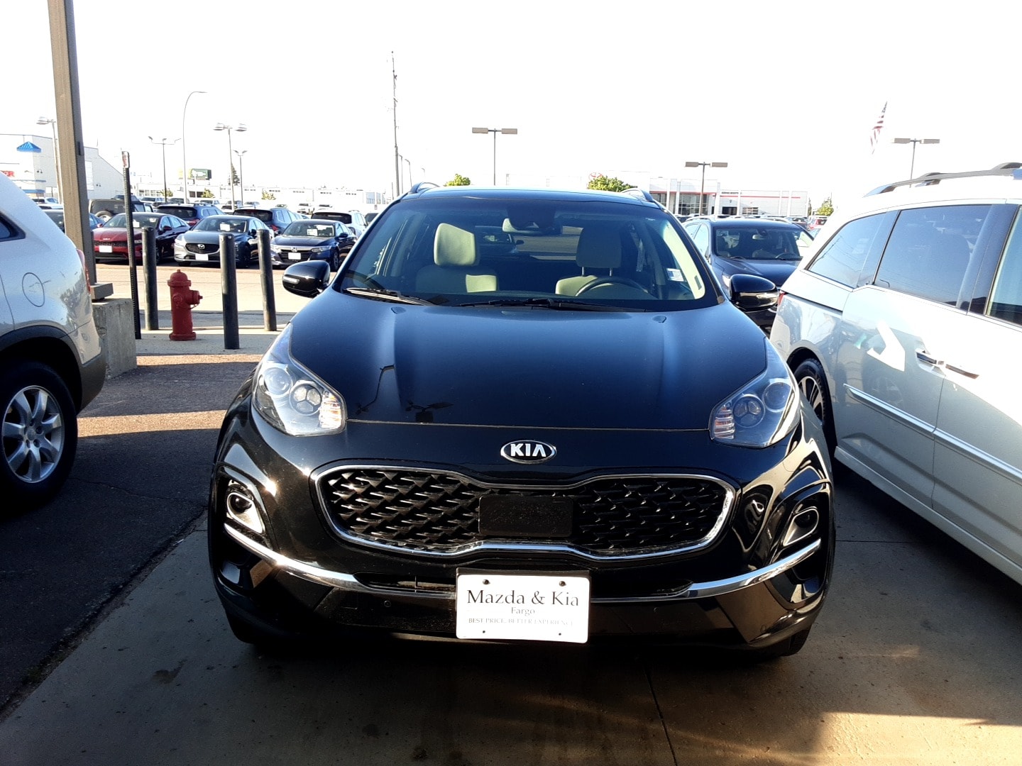 Used 2022 Kia Sportage EX with VIN KNDPNCACXN7015890 for sale in Fargo, ND